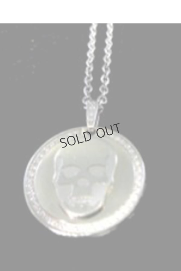 画像1: {SOLD}lucien pellat-finet ルシアン ペラフィネ SKULL metal necklace{-AFS} (1)