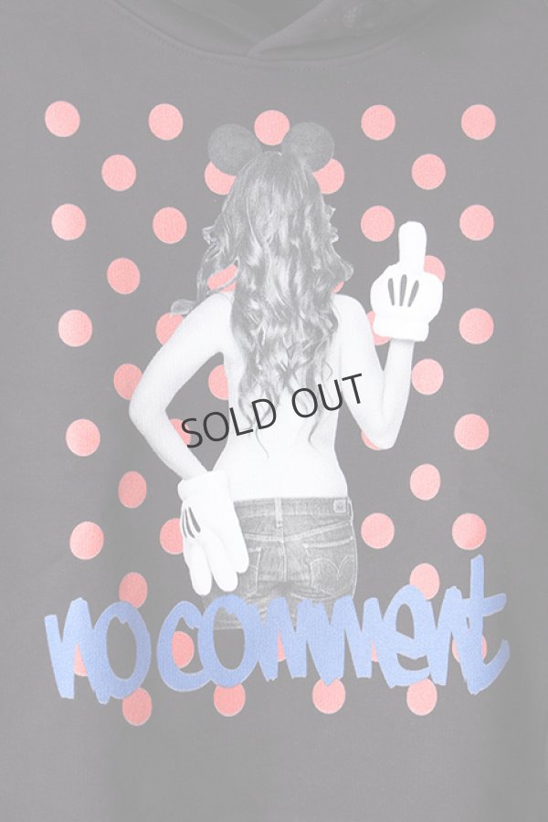 画像4: {SOLD}NO COMMENT PARIS ノーコメントパリ 【Japan Limited】 HOOD dot girl{NC-HDL.LTN118-BLK-AIS} (4)
