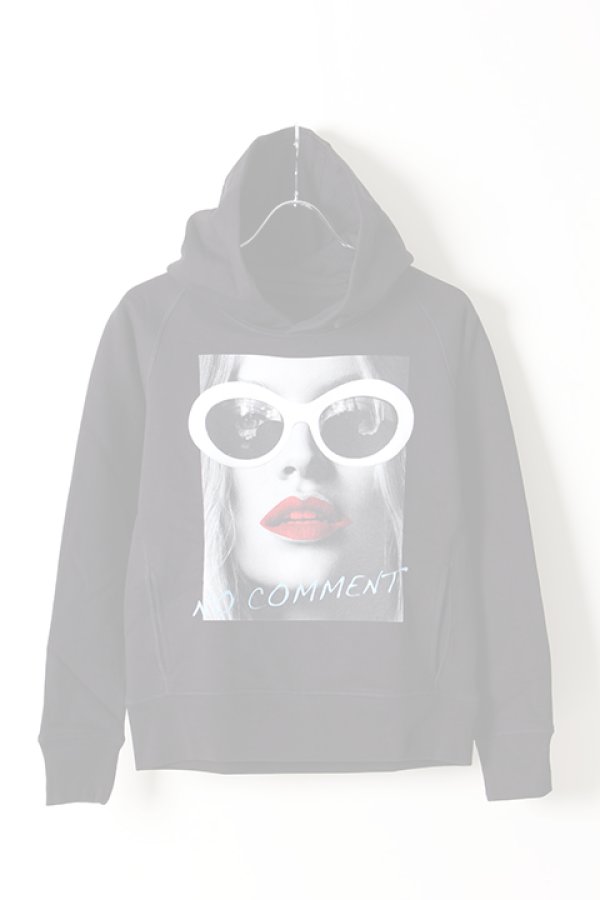 画像1:   NO COMMENT PARIS ノーコメントパリ 【Japan Limited】 HOOD wht glasses{NC-HDL.LTN143-BLK-AIS} (1)