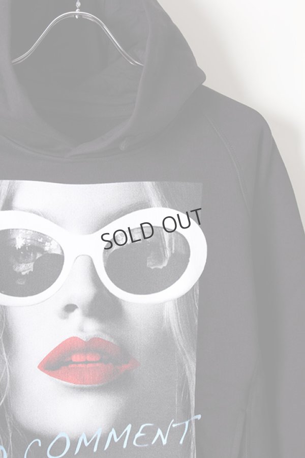 画像3: {SOLD}NO COMMENT PARIS ノーコメントパリ 【Japan Limited】 HOOD wht glasses{NC-HDL.LTN143-BLK-AIS} (3)