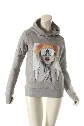 NO COMMENT PARIS ノーコメントパリ 【Japan Limited】T-SHIRT L-CREW punk hair{NC-TL.LTN18-BLK-AGS} nctlltn147-bk.jpg