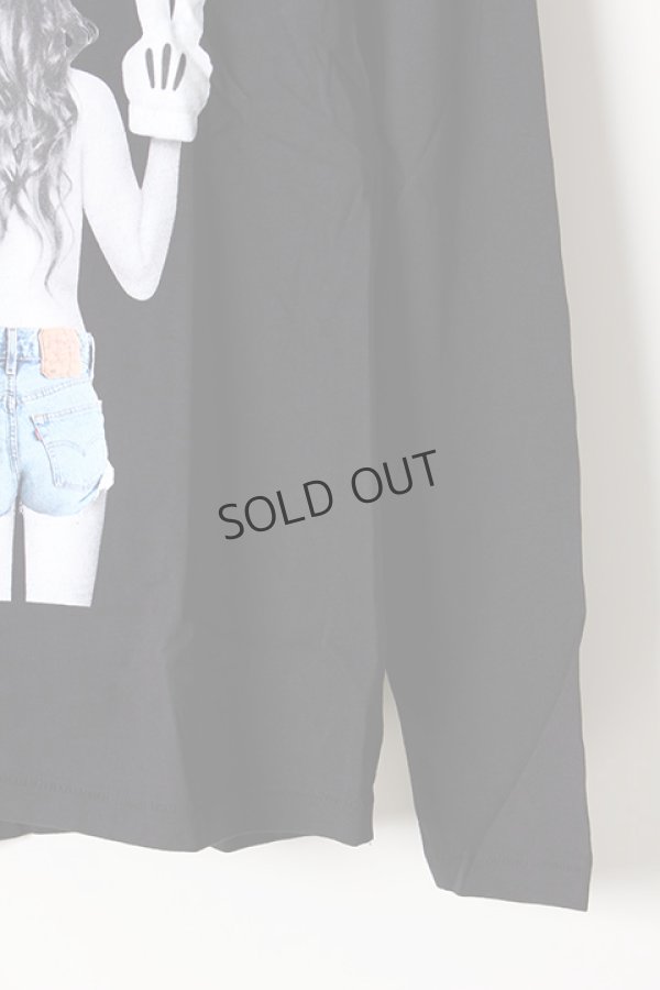 画像5: {SOLD}NO COMMENT PARIS ノーコメントパリ 【Japan Limited】L/S L-CREW surf girl{NC-LTL.LTN117-BLK-AIS} (5)