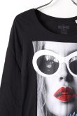 画像3: {SOLD}NO COMMENT PARIS ノーコメントパリ 【Japan Limited】L/S L-CREW wht glasses{NC-LTL.LTN143-BLK-AIS} (3)