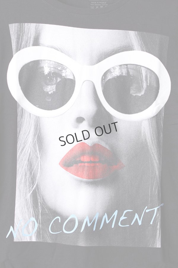 画像4: {SOLD}NO COMMENT PARIS ノーコメントパリ 【Japan Limited】L/S L-CREW wht glasses{NC-LTL.LTN143-BLK-AIS} (4)