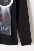 画像5: {SOLD}NO COMMENT PARIS ノーコメントパリ 【Japan Limited】L/S L-CREW wht glasses{NC-LTL.LTN143-BLK-AIS} (5)