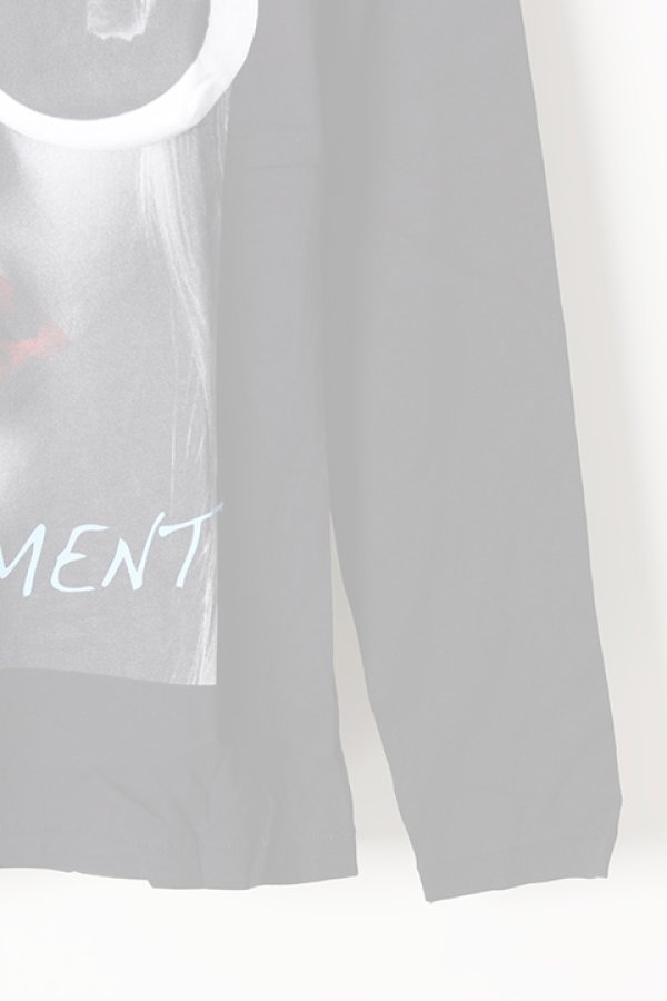 画像5:   NO COMMENT PARIS ノーコメントパリ 【Japan Limited】L/S L-CREW wht glasses{NC-LTL.LTN143-BLK-AIS} (5)