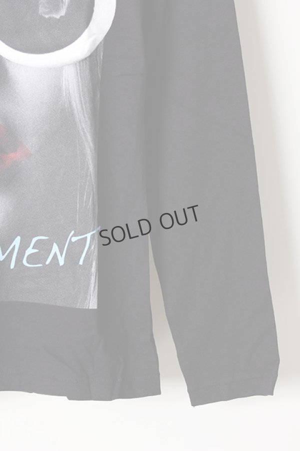画像5: {SOLD}NO COMMENT PARIS ノーコメントパリ 【Japan Limited】L/S L-CREW wht glasses{NC-LTL.LTN143-BLK-AIS} (5)
