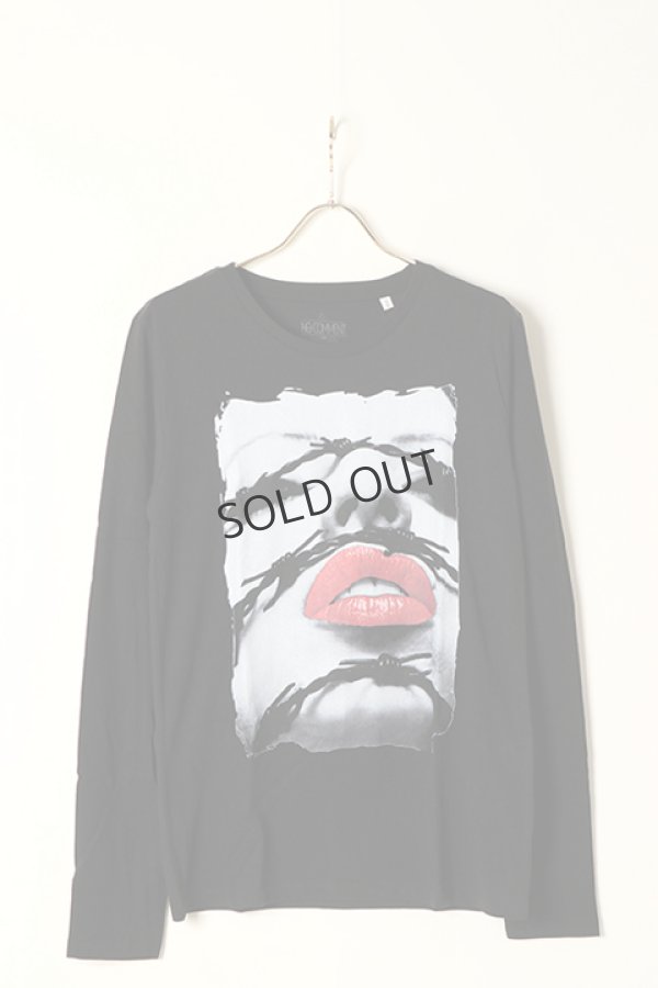 画像1: NO COMMENT PARIS ノーコメントパリ glamour Lost liberty ref` L/S{NC-LTM.GLAM10-BLK-AFA} (1)