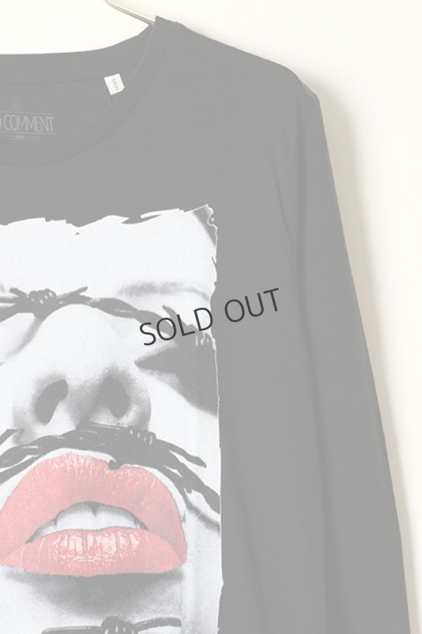 画像3: {SOLD}NO COMMENT PARIS ノーコメントパリ glamour Lost liberty ref` L/S{NC-LTM.GLAM10-BLK-AFA} (3)