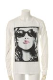 画像1: NO COMMENT PARIS ノーコメントパリ glamour rock girl ref` L/S{NC-LTM.GLAM19-WHT-AFA} (1)