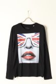 画像1: NO COMMENT PARIS ノーコメントパリ glamour tendance-LONDON fag L/S{NC-LTM.GLAM25-BLK-AFA} (1)