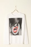 画像1: {SOLD}NO COMMENT PARIS ノーコメントパリ bad hipster bad girl L/S{NC-LTM.HIP08-WHT-AFA} (1)