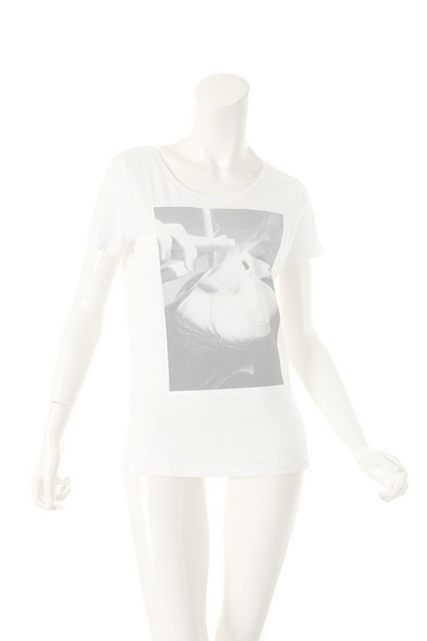 画像1:  {SOLD} NO COMMENT PARIS ノーコメントパリ 【Japan Limited】T-SHIRT L-CREW smoke{NC-TL.LTN02-WHT-AGS} (1)