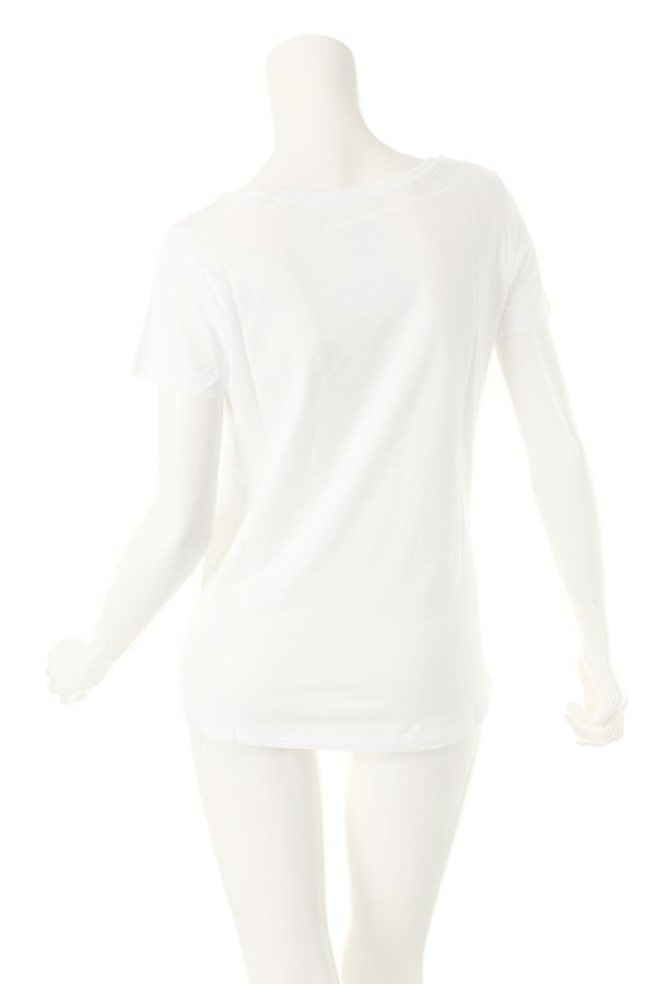 画像2:  {SOLD} NO COMMENT PARIS ノーコメントパリ 【Japan Limited】T-SHIRT L-CREW smoke{NC-TL.LTN02-WHT-AGS} (2)