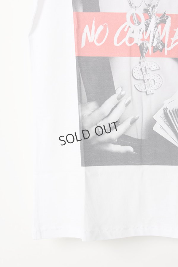画像5: {SOLD}NO COMMENT PARIS ノーコメントパリ 【Japan Limited】T-SHIRT L-CREW $ necklace{NC-TL.LTN128-WHT-AIS} (5)