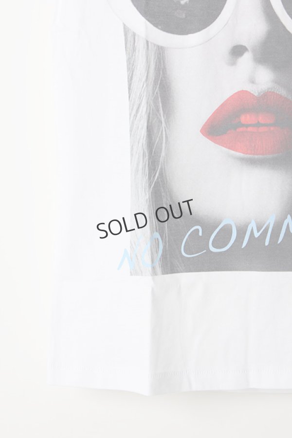 画像5: {SOLD}NO COMMENT PARIS ノーコメントパリ 【Japan Limited】T-SHIRT L-CREW wht glasses{NC-TL.LTN143-WHT-AIS} (5)