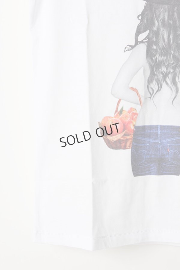 画像5: {SOLD}NO COMMENT PARIS ノーコメントパリ 【Japan Limited】T-SHIRT L-CREW witch apple{NC-TL.LTN147-WHT-AIS} (5)