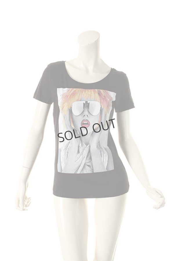 画像1: {SOLD}NO COMMENT PARIS ノーコメントパリ 【Japan Limited】T-SHIRT L-CREW punk hair{NC-TL.LTN18-BLK-AGS} (1)