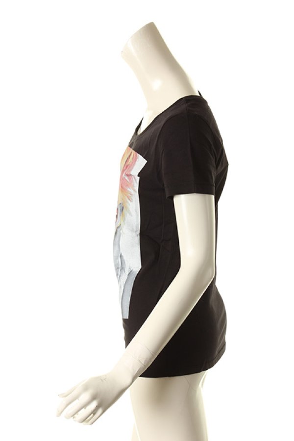 画像3: 【 50%OFF セール9,680円→4,840円】 NO COMMENT PARIS ノーコメントパリ 【Japan Limited】T-SHIRT L-CREW punk hair{NC-TL.LTN18-BLK-AGS} (3)