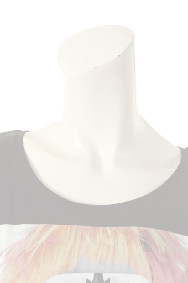 画像4:   NO COMMENT PARIS ノーコメントパリ 【Japan Limited】T-SHIRT L-CREW punk hair{NC-TL.LTN18-BLK-AGS} (4)