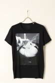 画像1: NO COMMENT PARIS ノーコメントパリ 【Japan Limited】T-SHIRT M-CREW smoke{NC-TM.LTN02-BLK-AGS} (1)