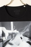 画像2: {SOLD}NO COMMENT PARIS ノーコメントパリ 【Japan Limited】T-SHIRT M-CREW smoke{NC-TM.LTN02-BLK-AGS} (2)