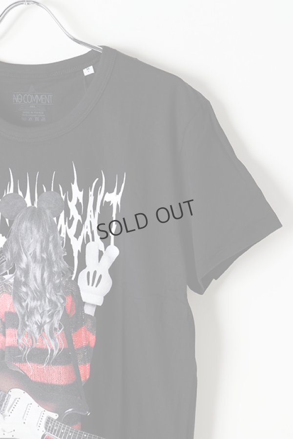 画像2: {SOLD}NO COMMENT PARIS ノーコメントパリ 【Japan Limited】T-SHIRT M-CREW grunge girl{NC-TM.LTN212-1-BLK-BJS} (2)