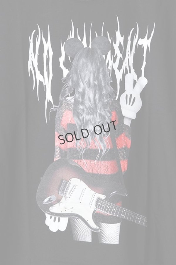 画像4: {SOLD}NO COMMENT PARIS ノーコメントパリ 【Japan Limited】T-SHIRT M-CREW grunge girl{NC-TM.LTN212-1-BLK-BJS} (4)