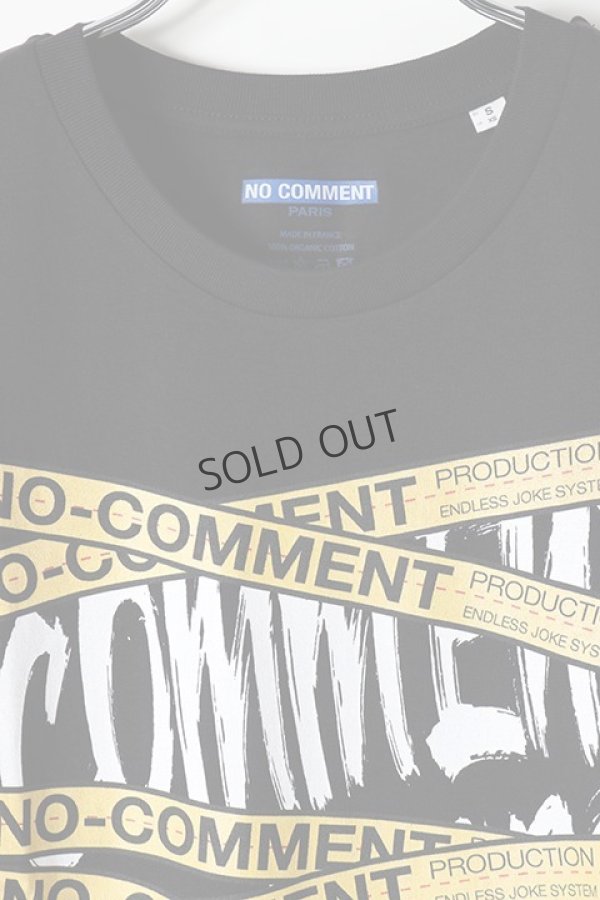 画像3: {SOLD}NO COMMENT PARIS ノーコメントパリ【BLUE LINE】 【Japan Limited】T-SHIRT UNISEX tape NC{NC-TU.ULTN035-1-BLK-BJS} (3)