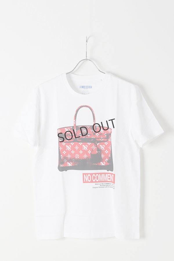 画像1: {SOLD}NO COMMENT PARIS ノーコメントパリ【BLUE LINE】 【Japan Limited】T-SHIRT UNISEX red kerry{NC-TU.ULTN039-1-WHT-BJS} (1)