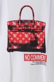 画像4: {SOLD}NO COMMENT PARIS ノーコメントパリ【BLUE LINE】 【Japan Limited】T-SHIRT UNISEX red kerry{NC-TU.ULTN039-1-WHT-BJS} (4)