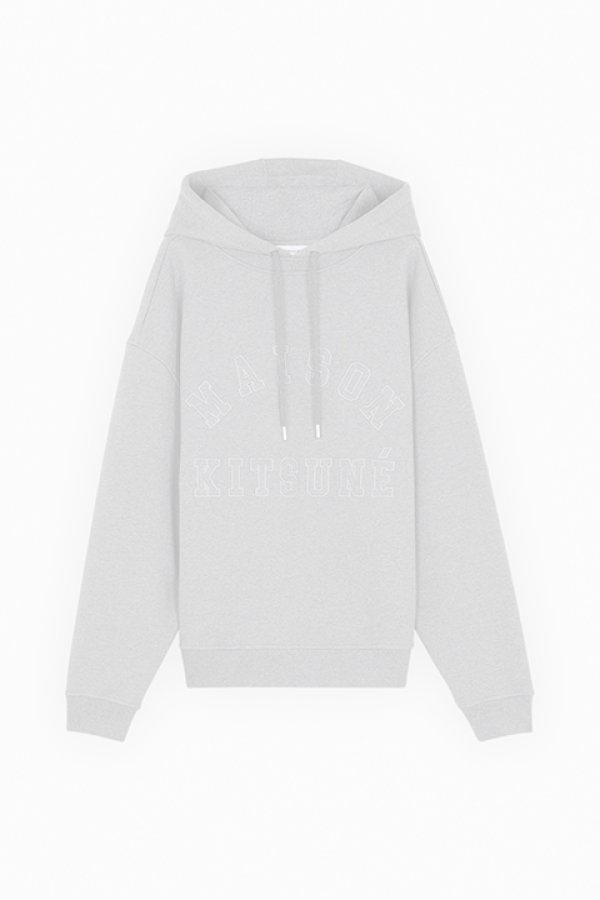 画像1:   MAISON KITSUNE メゾンキツネ バーシティ オーバーサイズ フーディ {-BDA}  :NM00702KM0326H131  (1)