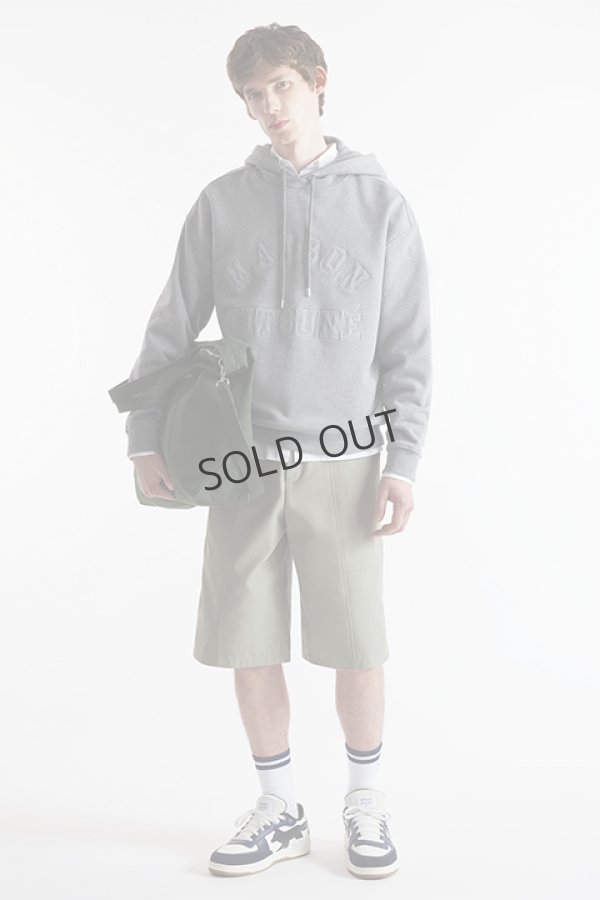 画像3: {SOLD}MAISON KITSUNE メゾンキツネ バーシティ オーバーサイズ フーディ{-BDA} (3)