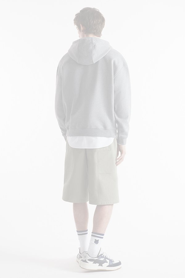 画像6:   MAISON KITSUNE メゾンキツネ バーシティ オーバーサイズ フーディ {-BDA}  :NM00702KM0326H131  (6)