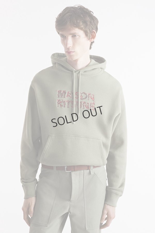 画像4: {SOLD}MAISON KITSUNE メゾンキツネ ウッドランド アルファベット コンフォート パーカー{-BDA} (4)