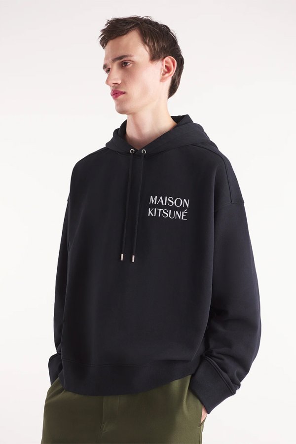 画像4: MAISON KITSUNE メゾンキツネ WATERFALL OVERSIZE HOODIE{-BDA} (4)