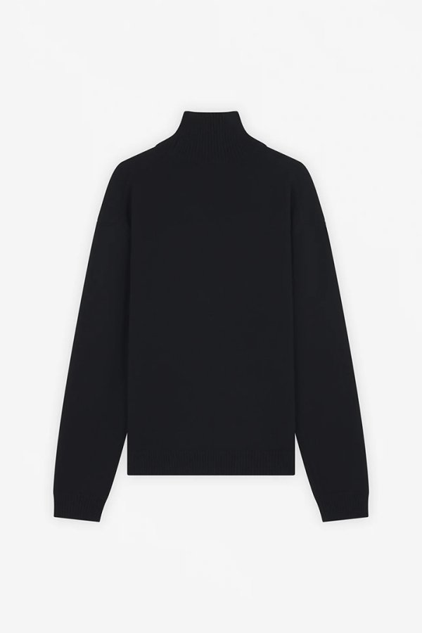画像2: 【 30%OFF セール63,800円→44,660円】 MAISON KITSUNE メゾンキツネ フォックスヘッド インターシャ コンフォート ハイネック ジャンパー{-BDA} (2)