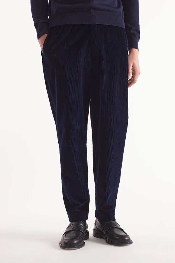 画像4: 【 30%OFF セール50,600円→35,420円】 MAISON KITSUNE メゾンキツネ エラスティケーテッド ウエスト パンツ{-BDA} (4)