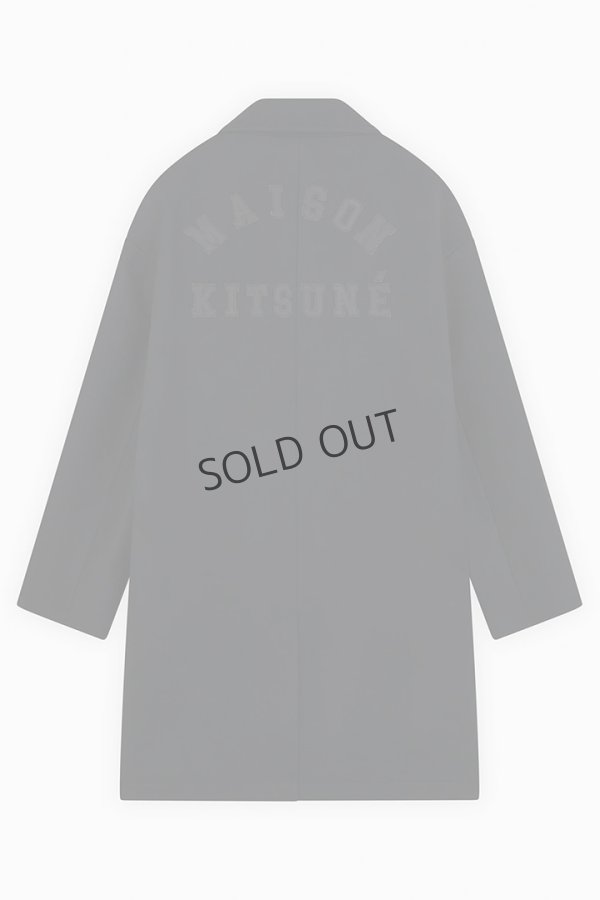 画像2: {SOLD}MAISON KITSUNE メゾンキツネ ウール コート{-BDA} (2)