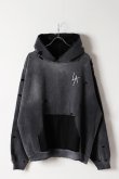 画像1: LOCAL AUTHORITY ローカルオーソリティ LA SLASH DESTROYED HOODIE{-BEA} (1)
