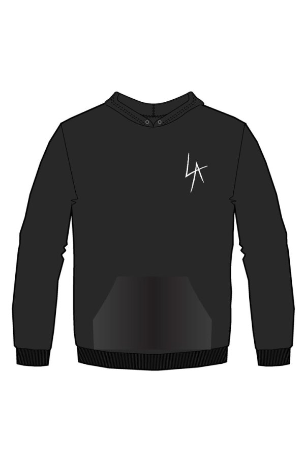 画像1: LOCAL AUTHORITY ローカルオーソリティ LA SLASH DESTROYED HOODIE{-BEA} (1)