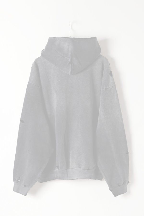 画像6:  {SOLD} LOCAL AUTHORITY ローカルオーソリティ LA SLASH DESTROYED HOODIE{-BEA} (6)