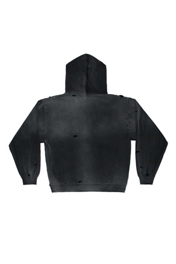 画像8: LOCAL AUTHORITY ローカルオーソリティ LA SLASH DESTROYED HOODIE{-BEA} (8)