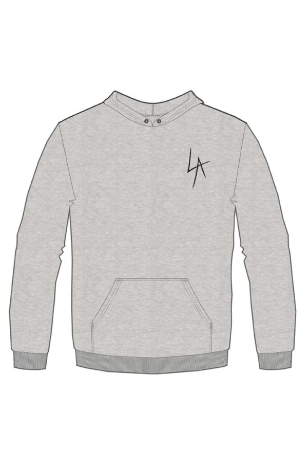 画像1: LOCAL AUTHORITY ローカルオーソリティ LA SLASH DESTROYED HOODIE{-BEA} (1)