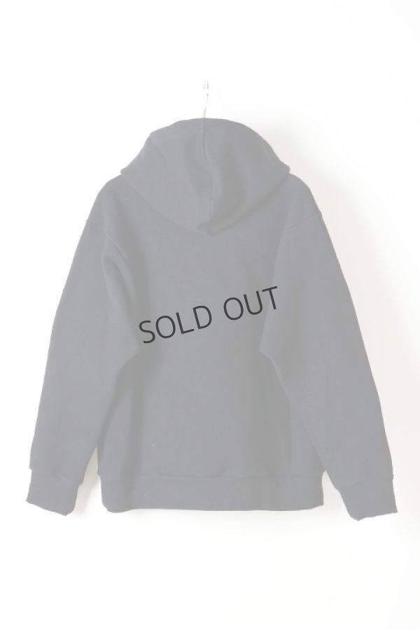 画像2: {SOLD}OURET オーレット 硫化染ドビーストレッチフードZIPプルオーバー{-BJA} (2)