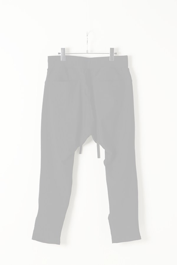 画像5:  {SOLD} OURET オーレット 強撚ナイロンニットフロントギャザーサルエルパンツ{-BJA} (5)