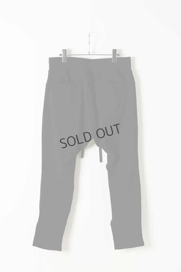 画像5: {SOLD}OURET オーレット 強撚ナイロンニットフロントギャザーサルエルパンツ{-BJA} (5)