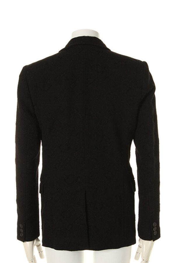 画像2: 【 50%OFF セール90,200円→45,100円】 OURET オーレット WOOL CUT JACQUARD WASHER TAILORED COLLAR JACKET{-AFA} (2)