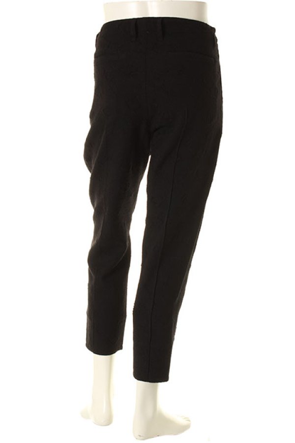 画像2: 【 50%OFF セール44,000円→22,000円】 OURET オーレット WOOL CUT JACQUARD WASHER LINKLE CUT ONE TUCK TAPERED PANTS{-AFA} (2)