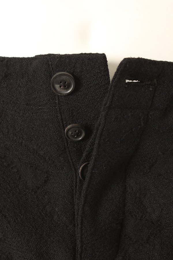 画像5: 【 50%OFF セール44,000円→22,000円】 OURET オーレット WOOL CUT JACQUARD WASHER LINKLE CUT ONE TUCK TAPERED PANTS{-AFA} (5)